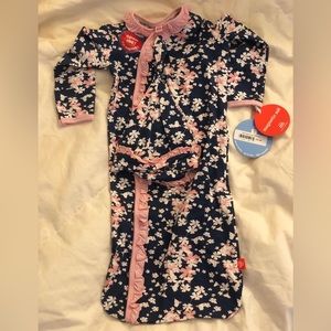 NB-3 MonthsMagnetic Me floral pajamas